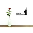 thumbnail image 1 of Decal - Peel & Stick Wall Sticker : Syrah Is Perfection Bottled Home Decor Picture Art Size :16 Inches x 16 Inches, 1 of 2