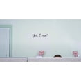 thumbnail image 1 of Decal - Peel & Stick Wall Sticker Yes, I Can! Inspirational Life Quote - Self Esteem Home Decor Picture Art 8 x 32 Inches, 1 of 2