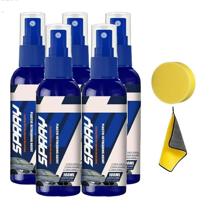 Rinnova Plastiche Auto - Restauratore E Lucidante Per Plastiche, Gomma E Pelle, Con Effetto Duraturo - Foto 2