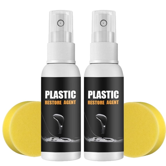 Decal Restore Agent, Decal Restore Agent for RVs, Decal Restorer and Protectant, Plastic Parts Refurbish Agent, Car Plastic Restorer, Prevents Cracking and Drying (3pcs-100ml)