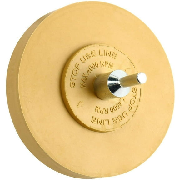 Decal Rubber Eraser Wheel Adhesive Pinstripe Sticker Remover w/ Drill Adapter