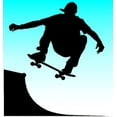 thumbnail image 1 of Decal ~ SKATEBOARDER #2 ~ WALL DECAL, 22" X 24", 1 of 3