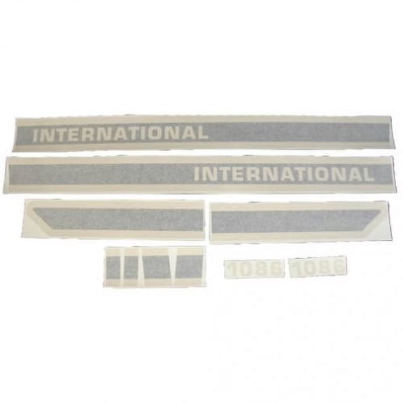 Decal Set 1086 Black Stripe Vinyl fits International 1086