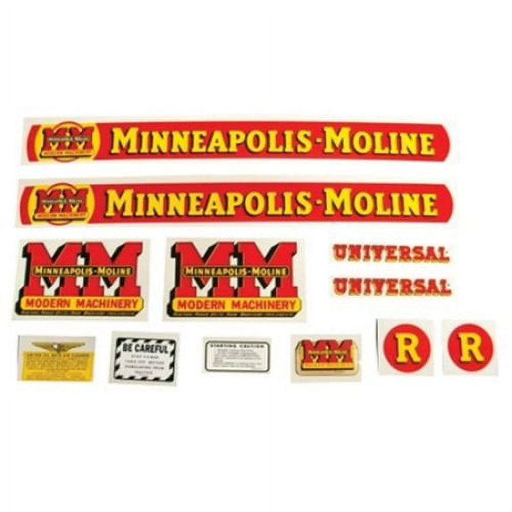 Decal Set R Mylar fits Minneapolis Moline R
