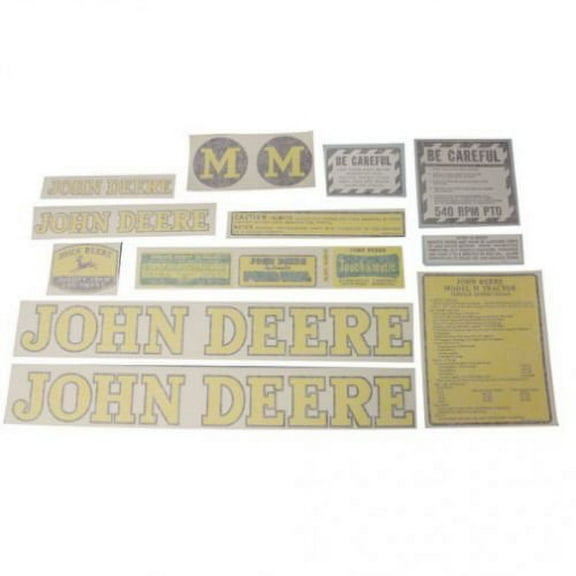 Decal Set Vinyl fits John Deere M