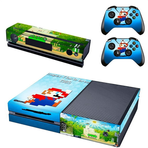 Decal Skin Super Mario Bros 2x Controller for Xbox One Console Stickers Cover