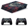 thumbnail image 1 of Decal Skin for PS4 Slim / PS4 Pro / PS4, Whole Body Vinyl Sticker Cover for Playstation 4 Console and Controller (Badass Santa Claus-1), 1 of 5