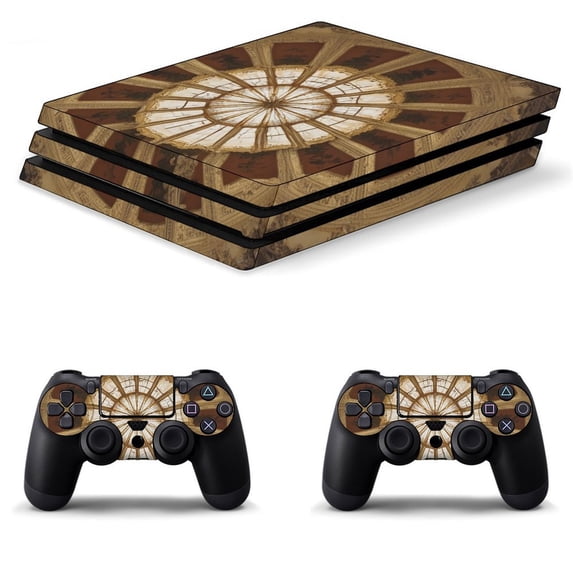 Decal Skin for PS4 Slim / PS4 Pro / PS4, Whole Body Vinyl Sticker Cover for Playstation 4 Console and Controller (Cultural Ceiling)