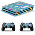 thumbnail image 1 of Decal Skin for PS4 Slim / PS4 Pro / PS4, Whole Body Vinyl Sticker Cover for Playstation 4 Console and Controller (Cute Rainbow Unicorn), 1 of 5