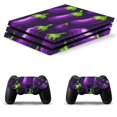 thumbnail image 1 of Decal Skin for PS4 Slim / PS4 Pro / PS4, Whole Body Vinyl Sticker Cover for Playstation 4 Console and Controller (Eggplant-1), 1 of 5