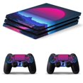 thumbnail image 1 of Decal Skin for PS4 Slim / PS4 Pro / PS4, Whole Body Vinyl Sticker Cover for Playstation 4 Console and Controller (Neon River Velly Cyber-3), 1 of 5