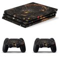 thumbnail image 1 of Decal Skin for PS4 Slim / PS4 Pro / PS4, Whole Body Vinyl Sticker Cover for Playstation 4 Console and Controller (Retro Vintage Galaxy System Map), 1 of 5