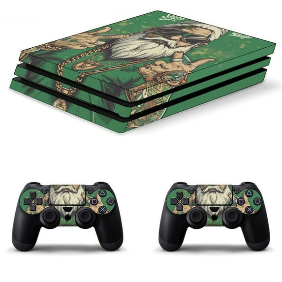 Decal Skin for PS4 Slim / PS4 Pro / PS4, Whole Body Vinyl Sticker Cover for Playstation 4 Console and Controller (Santa Claus Gang)