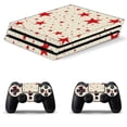 thumbnail image 1 of Decal Skin for PS4 Slim / PS4 Pro / PS4, Whole Body Vinyl Sticker Cover for Playstation 4 Console and Controller (Snow Gift Sock Christmas Pattern), 1 of 5
