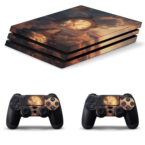 Decal Skin for PS4 Slim / PS4 Pro / PS4, Whole Body Vinyl Sticker Cover for Playstation 4 Console and Controller (The end of time.)