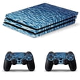 thumbnail image 1 of Decal Skin for PS4 Slim / PS4 Pro / PS4, Whole Body Vinyl Sticker Cover for Playstation 4 Console and Controller (Water Pattern-2), 1 of 5