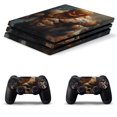 thumbnail image 1 of Decal Skin for PS4 Slim / PS4 Pro / PS4, Whole Body Vinyl Sticker Cover for Playstation 4 Console and Controller (strong pumpkin), 1 of 5