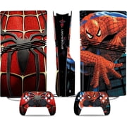 Decal Skin for PS5 Pro Disc Edition Console and Controllers, PS5 Pro Disc Console Accessories, Vinyl Skin Stickers for PS5 Pro Disc Edition