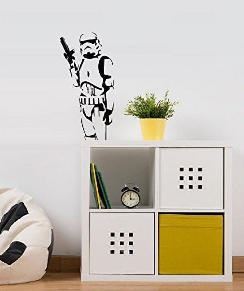 Decal ~ Storm-trooper Soldier ~ Star Wars Themed ~ Wall or Auto Decal (20