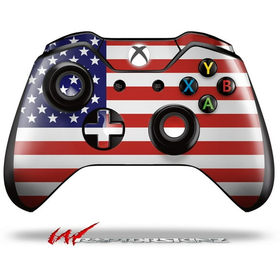 Decal Style Skin for Microsoft XBOX One Wireless Controller USA American Flag 01 - (CONTROLLER NOT INCLUDED)