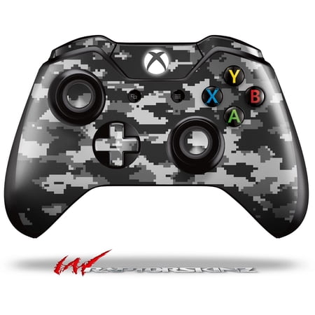 Decal Style Skin for Microsoft XBOX One Wireless Controller WraptorCamo Digital Camo Gray - (CONTROLLER NOT INCLUDED)