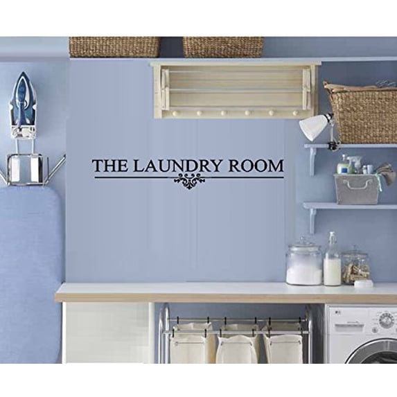Decal ~ THE LAUNDRY ROOM ~ WALL DECAL, HOME DECOR 6" X 40" - Walmart.com