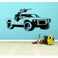 thumbnail image 1 of Decal Wall Sticker : Army War Fighting Truck Hummer Silhouette 16x24 Inches, 1 of 2