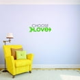 thumbnail image 1 of Decal Wall Sticker - Choose Love Inspirational Life Quote Living Room Bedroom Home Decor Picture Art 12x36 Inches, 1 of 2