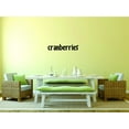 thumbnail image 1 of Decal Wall Sticker - Cranberries Home Decor Picture Art 6x24 Inches, 1 of 1