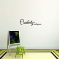thumbnail image 1 of New Wall Ideas Creativity Is Contagious Quote Kids Teen Boy Girl Quote 12x30", 1 of 1