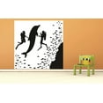 thumbnail image 1 of Decal Wall Sticker : Dolphin And Divers Swimming Fish Underwater Silhouette 20x30 Inches, 1 of 2