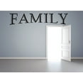 thumbnail image 1 of Decal Wall Sticker : Family Lettering Text Quote 16x40 Inches, 1 of 1