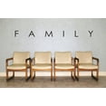 thumbnail image 1 of Decal Wall Sticker : Family Lettering Text Quote 8x20 Inches, 1 of 2