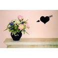 thumbnail image 1 of Decal Wall Sticker - Heart And Arrow Love Home Decor Picture Art 10x20 Inches, 1 of 2