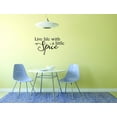 thumbnail image 1 of Decal - Wall Sticker : Live Life With A Little Spice Kitchen Quote Home Decor Picture Art 10x20 Inches, 1 of 2