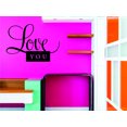 thumbnail image 1 of Decal Wall Sticker : Love You Quote 16x24 Inches, 1 of 2