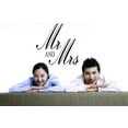 thumbnail image 1 of Decal Wall Sticker : Mr And Mrs Husband Wife Design Lettering 16x24 Inches, 1 of 2