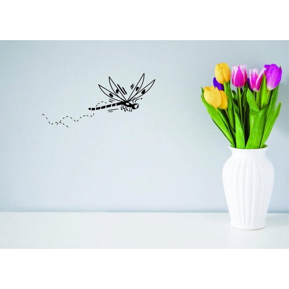 Decal Wall Sticker - ON NOW : Butterfly Home Decor Picture Art Size :10 Inches x 20 Inches