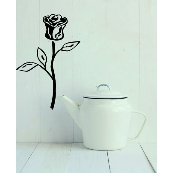 Decal Wall Sticker : Rose Flower Love 20x30 Inches