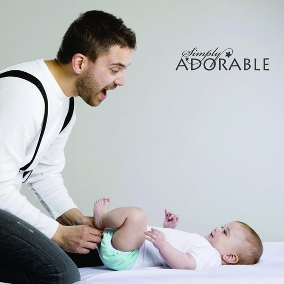 Decal Wall Sticker - Simply Adorable Bedroom Quote Kids Teen Boy Girl Family Home Decor Picture Art 12x30 Inches