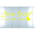 thumbnail image 1 of Decal Wall Sticker : Splish Splash I Was Takin A Bath Tub Bathroom Sign Yellow 10x20 Inches, 1 of 2