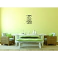 thumbnail image 1 of Decal Wall Sticker : Think Deeply Speak Gently Love Much Laugh A Lot Give Freely Work Hard & Be Kind Quote Decor Art 14x28 Inches, 1 of 2
