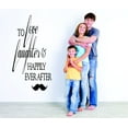 thumbnail image 1 of Decal Wall Sticker : To Love Laughter & Happily Ever After Life Quote 16x24 Inches, 1 of 2