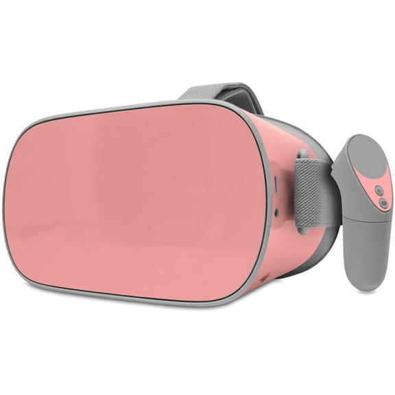 Decal style Skin Wrap compatible with Oculus Go Headset - Solids Collection Pink (OCULUS NOT INCLUDED)