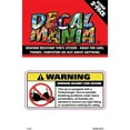 thumbnail image 1 of DecalMania DM960053 Decal - Warning This Car Is Equipted 2PK, 1 of 1