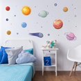 thumbnail image 1 of Decalcomania Planets Wall Decals - Set of 12 Solar System Wall Stickers for Nursery Bedroom Bathroom Classroom Decor Removable Peel and Stick Indoor Wall Décor, 1 of 7