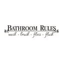 thumbnail image 1 of Decalgeek Removable DIY Wall Sticker Mural Home Decal Decor For Bathroom, 1 of 7