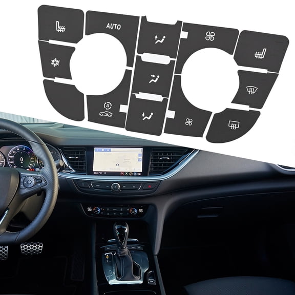 Decals Stickers Black Parts Radio Replacement Spare Easy Installation Accessories For Opel Astra J For Vauxhall Fangkenuo