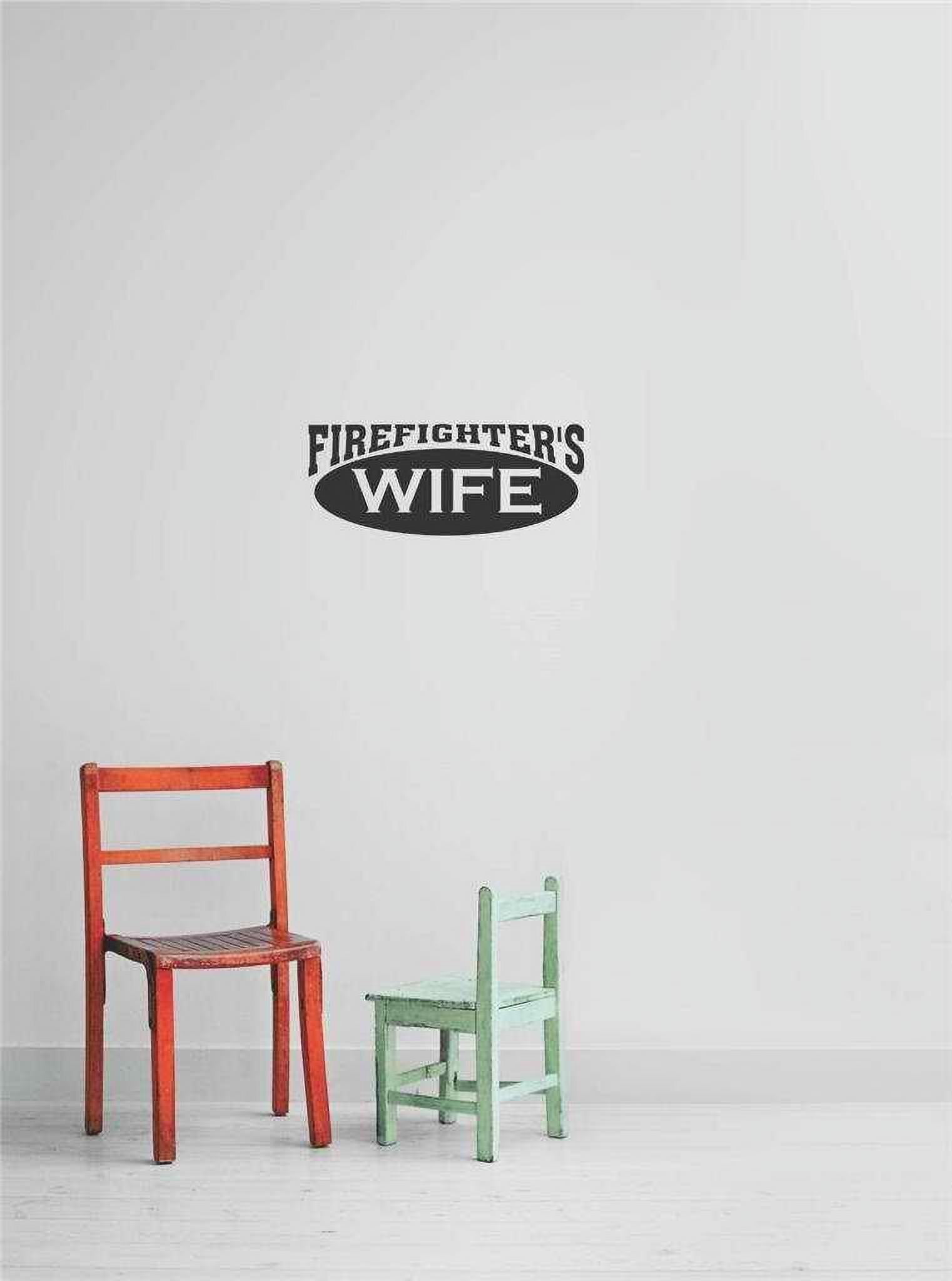 Decals & Stickers : Firefighter's Wife 8x20 - Walmart.com