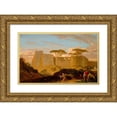 thumbnail image 1 of Decamps, Alexandre-Gabriel 18x13 Gold Ornate Wood Framed with Double Matting Museum Art Print Titled - The Good Samaritan, 1 of 4